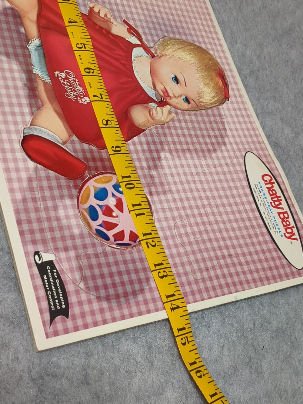 MATTEL CHATTY BABY FRAME TRAY Vintage PUZZLE  WHITMAN 1963 - Picture 11 of 12